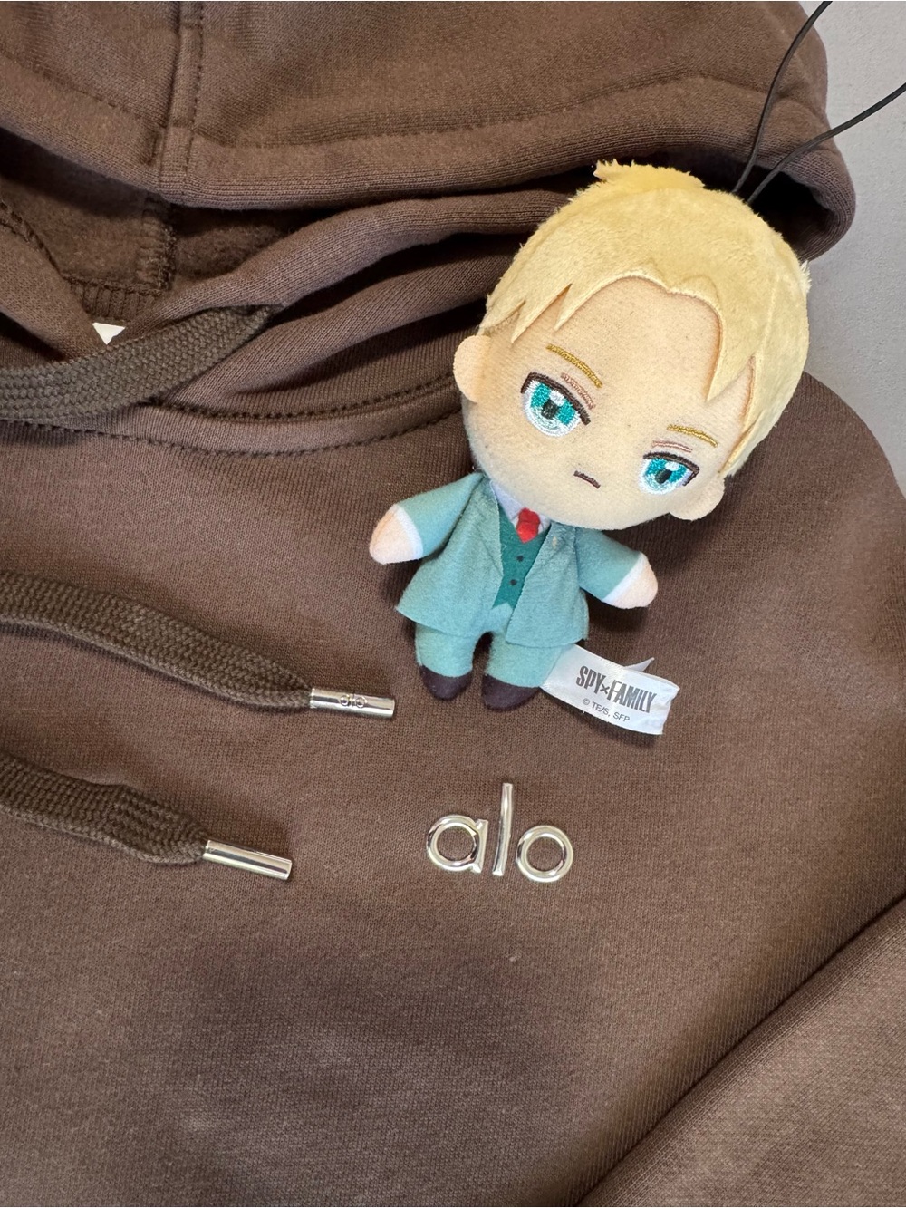 ALO Yoga women's Brown  Hoodie Sweatshirt - Picture 3 of 4